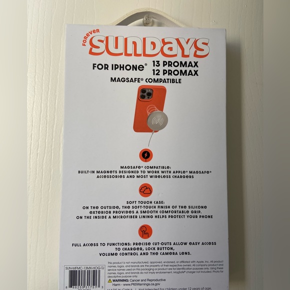 Forever Sundays - For  iPhone 13 Pro Max and 12 Pro Max | Silicone Case . - Picture 4 of 8